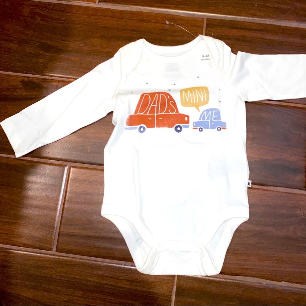 6-12 M boy long sleeve Onesie